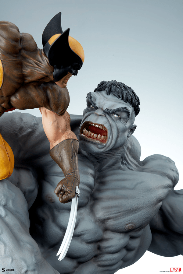 Hulk gris contra Wolverine 7