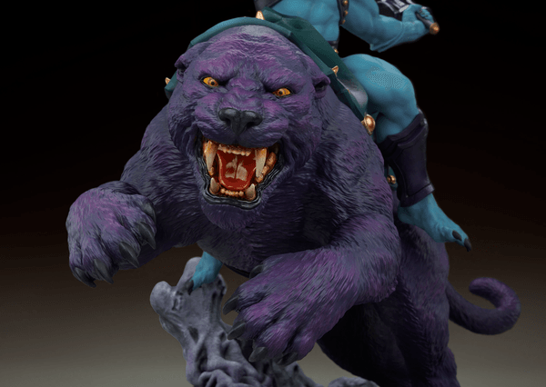 Skeletor y Panthor Clásico Deluxe 1