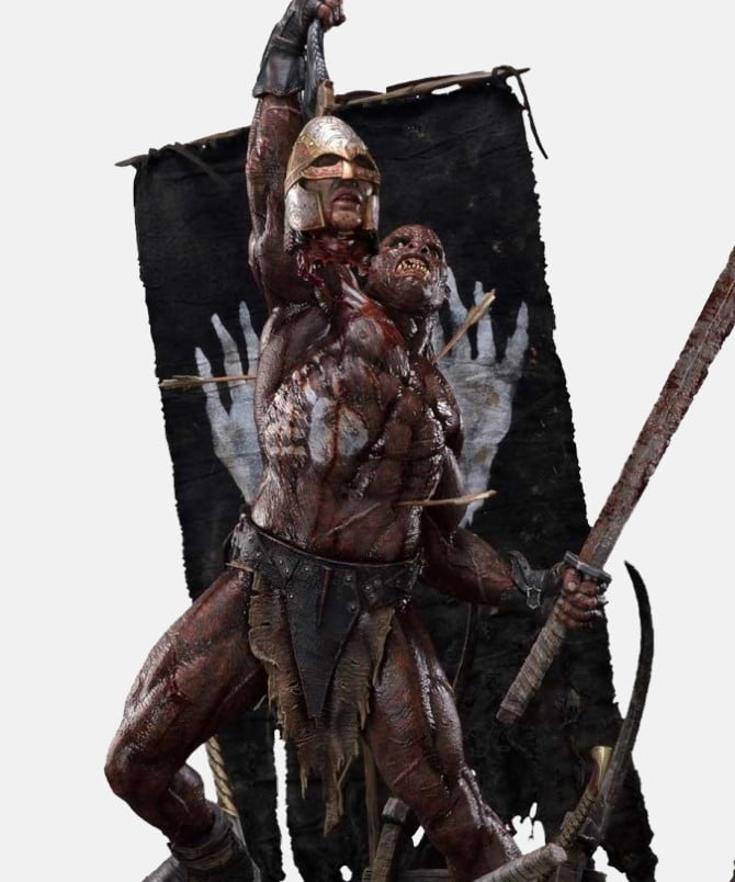 Premium Masterline The Lord of the Rings: The Two Towers (Film) Uruk-Hai Berserker Deluxe Version