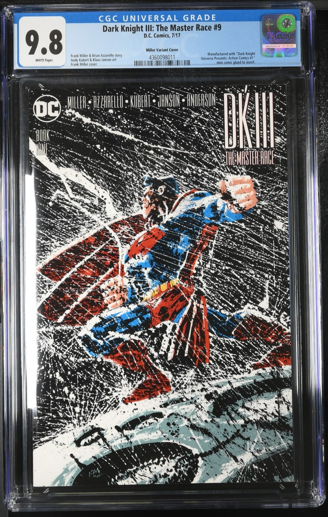 DARK KNIGHT III: THE MASTER RACE  #9 9.8