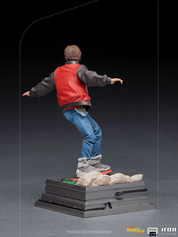 Marty McFly on Hoverboard 1:10 Scale Statue by Iron Studios 11