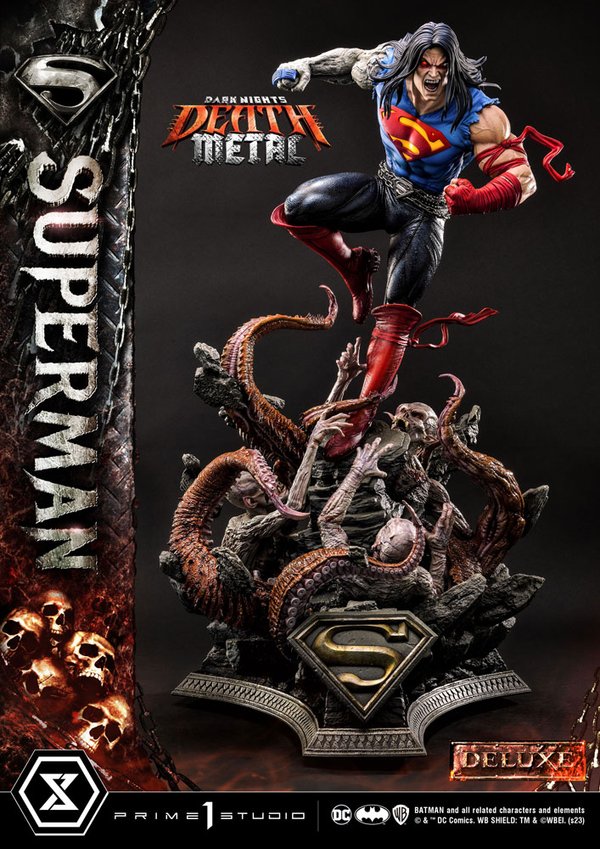 Dark Nights: Death Metal Estatua 1/3 Death Metal Superman Deluxe Ver. 94 cm-ed9ca3e1-deff-4331-a026-62b12a43c752 3