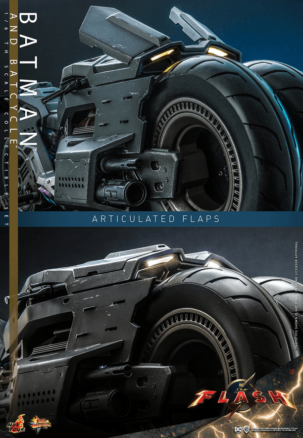 Batman and Batcycle 8